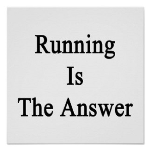 running is the answer